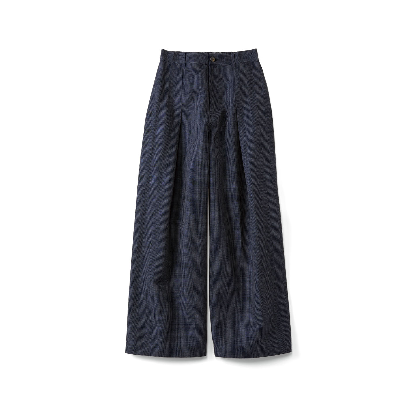 THREE FIFTY STANDARD|小谷実由さん セットアップで使えるチェックパンツ〈ダークチャコール〉
