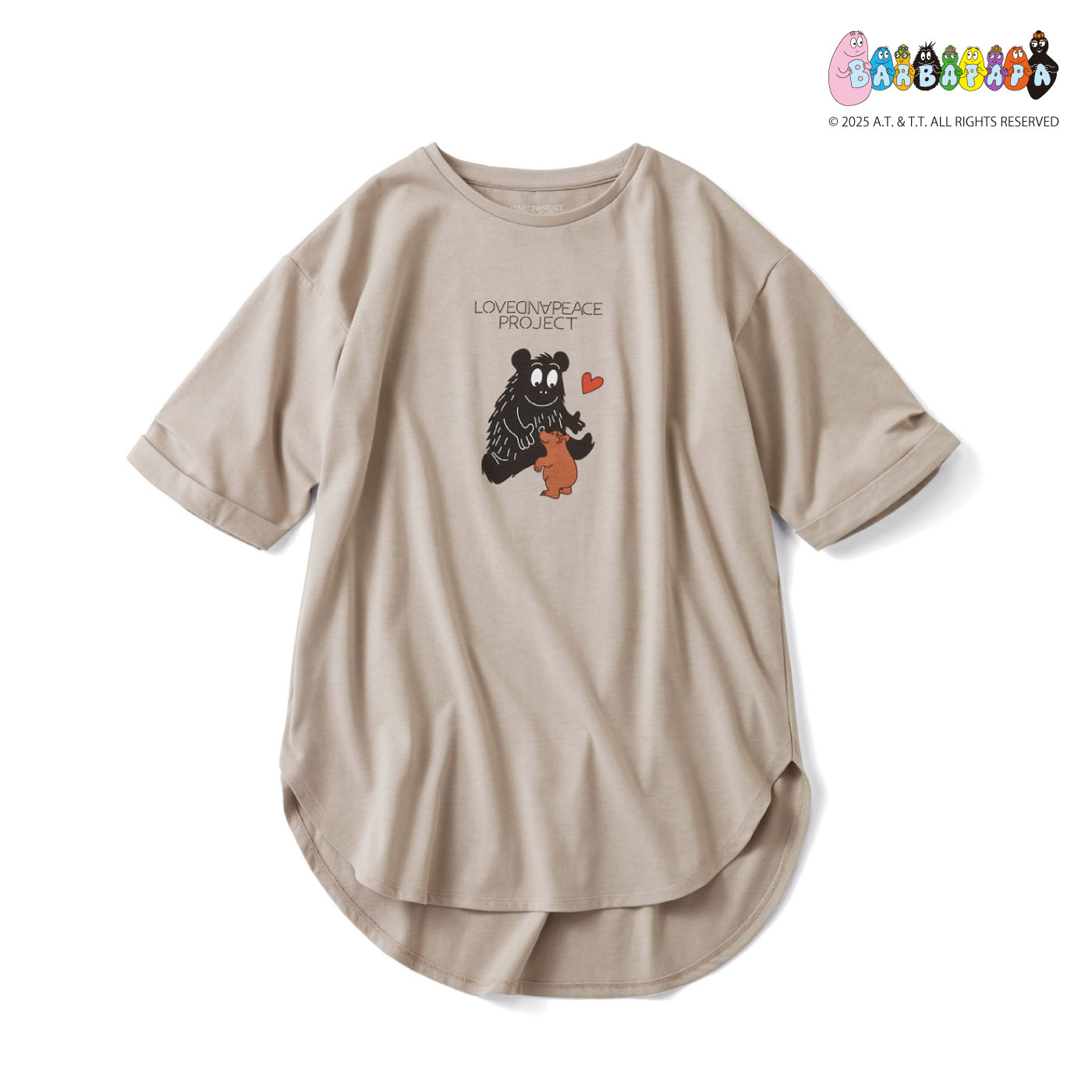frauglatt|ｆｇバーバパパロングＴシャツ〈ＢＥ〉