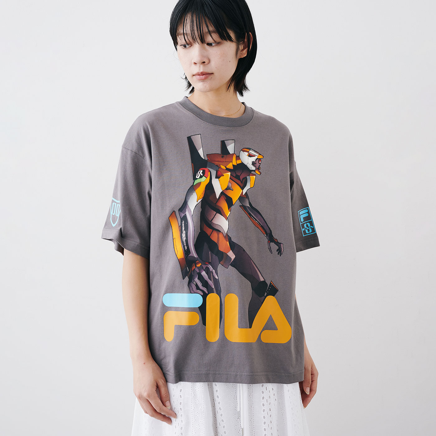 フェリシモファッションニュース|FILA GRAPHIC T-SHIRT  エヴァンゲリオン（C.GREY-零号機）