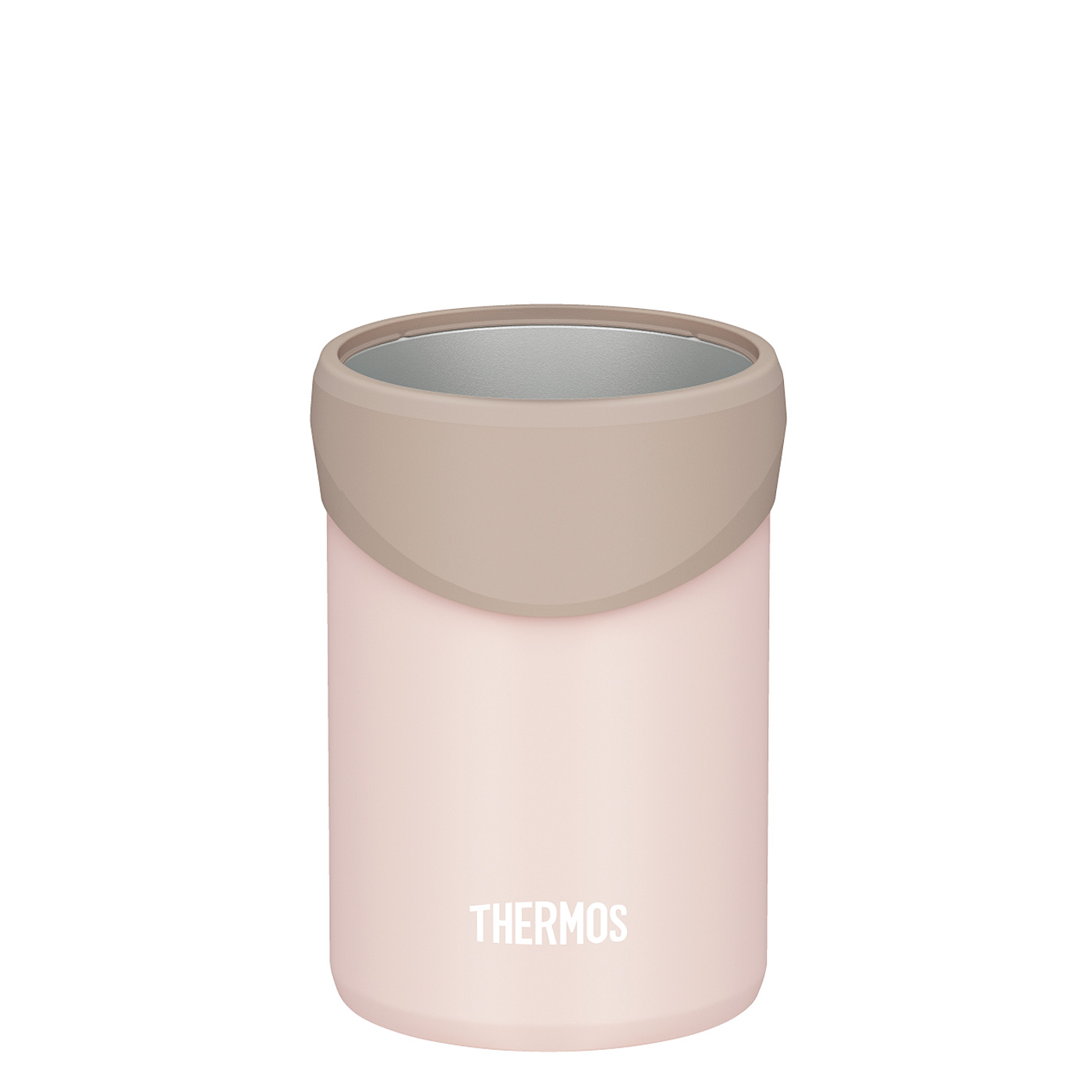 フェリシモの雑貨 Kraso|THERMOSタンブラーにもなる保冷缶ホルダー350ml缶用〈ベージュピンク〉