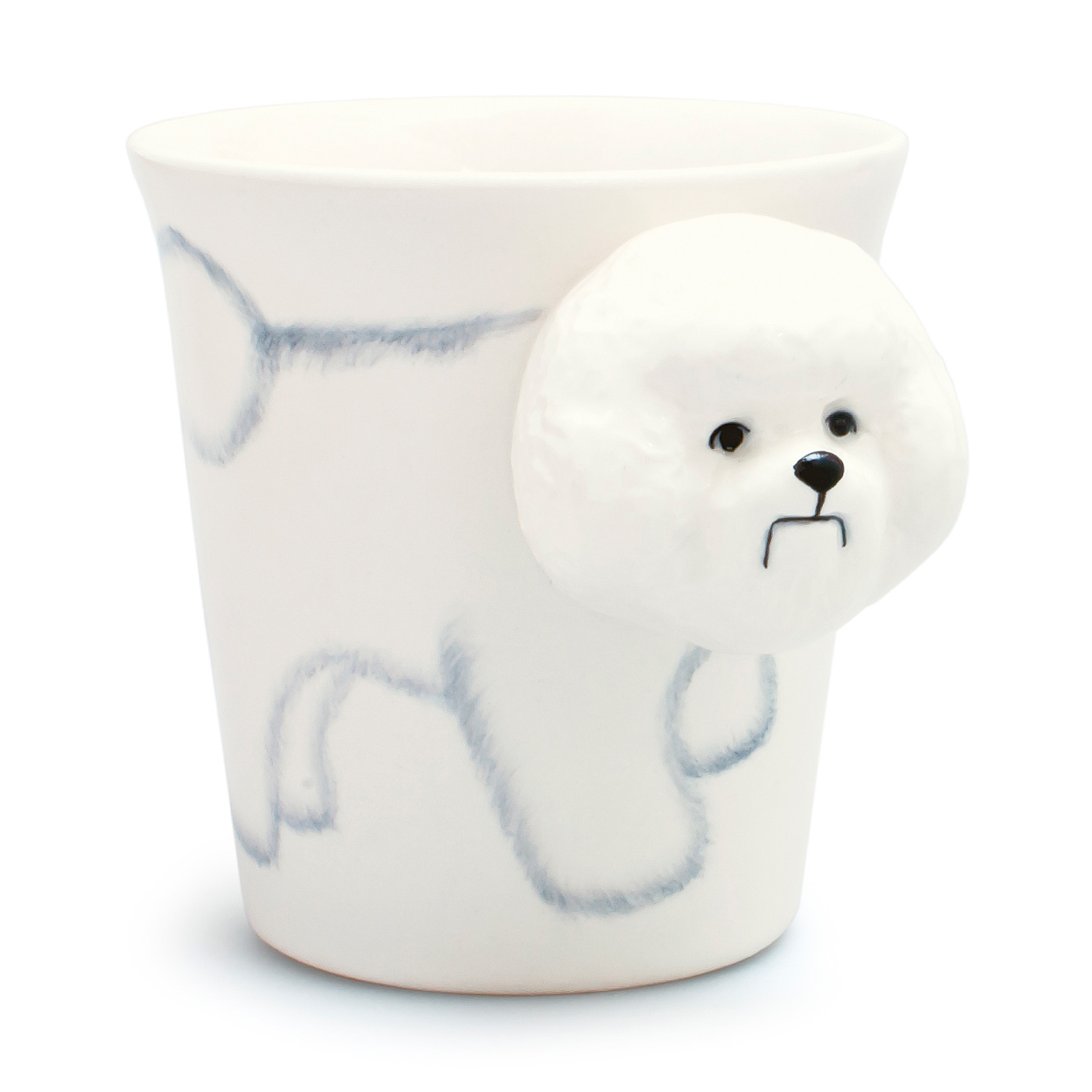 フェリシモの雑貨 Kraso|アニマルマグ BICHON FRISE